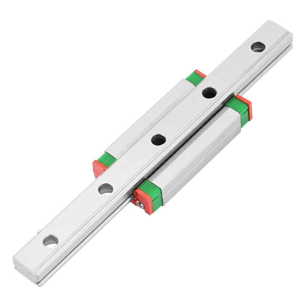 Photo 1 of 100mm MGN9H Miniature Bearing Steel Linear Motion Rail 9mm Width + Slide Block, Linear Guide Rail for Automatic Equipment, Measuring Equipment