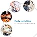 Joyozy Premium Silicone Bands Compatible with New Fitbit Versa Lite and Fitbit Versa Smartwatch with Protective Case Two-Color Perforation Breathable Sport Replacement Strap Bands for Women Men