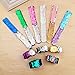 Satkago 12 Pcs Mermaid Slap Bracelets Two-Color Decorative Reversible Sequin Bracelet Birthday Party Favors for Girls Prizes for Kids Classroom Gifts