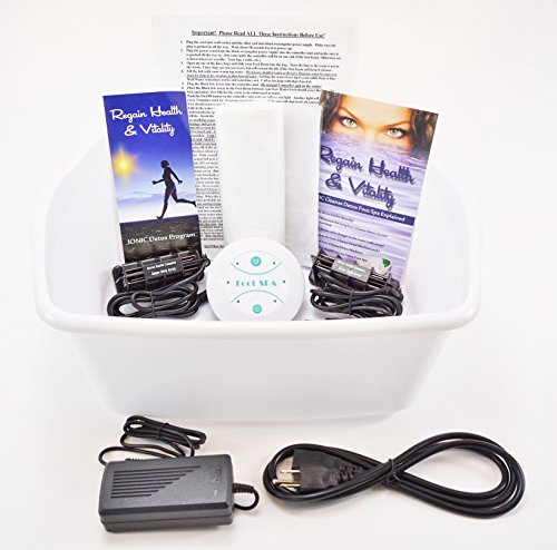 DETOX FOOT SPA AQUA CHI CLEANSE MACHINE WITH SUPER DUTY ARRAYS ARE STRONGER & LONGER LASTING; SPA DETOX FOOT BATH