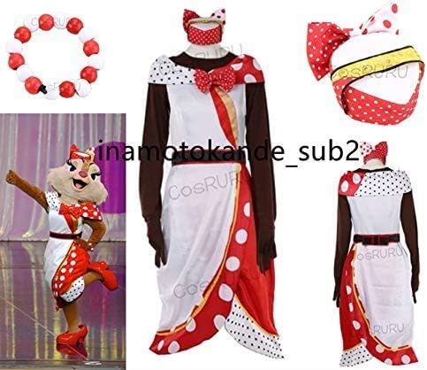 Amazon イッツベリーミニー ディズニー クラリス 衣装 仮装 ベリーベリーベリーミニー コスプレ衣装 帽 全セット コスプレ 仮装 通販