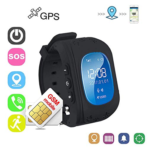 Winnes Reloj Localizador Niños GPS Localizador Niños Pulsera ...