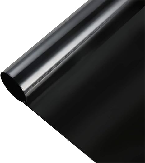 Amazon 遮光シート 真っ黒 超遮光 遮光シート 窓用フィルム 窓ガラスフィルム ブラック 完全目隠し Uvを100 カット 貼り直し可能 日除け 防犯 飛散防止 水で貼れる ブラック 不透明な黒 45cmx3m Otkfilm 窓用フィルム 通販