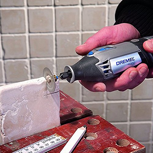 Diamond Cutting Disc, Dayree 10pcs 22mm Mini Cut Off Wheel with Mandrel & Screwdriver for Dremel Rotary Tools Gemstones Glass Cutting Disks - Thumbnail 3