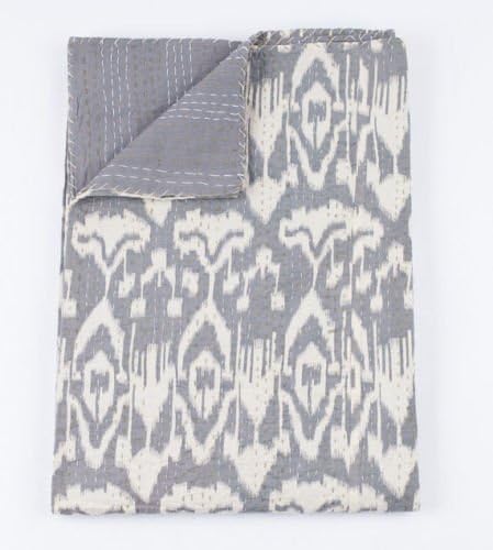 kantha quilt, jaipuri razai single bed, Gudri Ralli Bedspreads Kantha Quilt, Indian Handmade Kantha Quilt Vintage Bedspread Throw, Twin Size Kantha Quilt Beige, Kantha Blanket, Bohemian Bedding Kantha