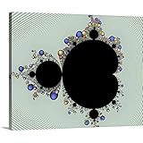 Victor Habbick Premium Thick-Wrap Canvas Wall Art Print entitled Mandelbrot fractal 30"x24"
