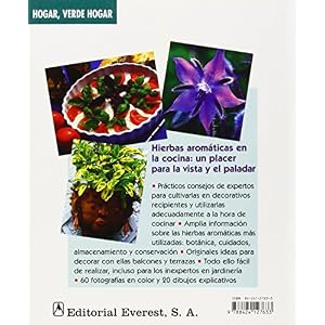 Hierbas Aromaticas En Balcones y Terrazas (Spanish Edition)