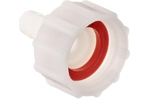 Dixon Valve & Coupling TCF73 Nylon Tuff-Lite Fitting, Short Shank Coupling, 3/4" GHT Female x 3/8" Hose ID Barbed