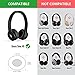 Geekria QuickFit Replacement Ear Pads for Beats Solo HD On-Ear Headphones, Ear Cushions, Repair Parts (White)
