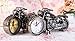 SEAHOME Creative Motorcycle Train Model Alarm Clock Motorbike Decoration Table Desk Time Clock Birthday Gift