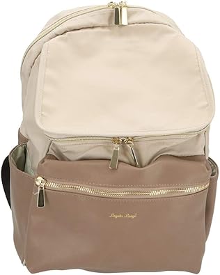 Amazon レガートラルゴ 10ポケリュック Lh P0061 撥水高密度ナイロン 10ポケットリュック ベージュ ブラック 並行輸入品 Legato Largo レガートラルゴ レディース