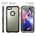 YOUMAKER Designed for iPhone 8 Case & iPhone 7 Case, Full Body Rugged with Built-in Screen Protector Heavy Duty Protection Slim Fit Shockproof Cover for Apple iPhone 7/iPhone 8 4.7 Inch - Gun