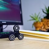 Yomaxer Fidget Spinner Tri-Hand Spinner 608 Hybrid Ceramic Bearing Nylon Solid Build Round Edge EDC Toy Good for ADHD ADD Autisms