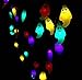 Joiedomi Halloween String Light Decoration Solar Powered Ghost Shape LED String Light for Halloween Outdoor Decor 19.7 Feet Long, 30 LED, Multicolor