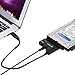 Data to USB SATA to USB 3.0 Cable USB 3.0 to SATA III Hard Drive Adapter Compatible for 2.5 3.5 Inch HDD/SSD Hard Drive Disk and SATA Optical Drive with 12V/2A Power Adapter by Cinolink