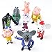 8pcs/set Cartoon Movie Sing Action Figure Toys Buster Moon Johnny Dolls 7-10CM Christmas Birthday Gifts