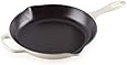 Le Creuset Enameled Cast Iron Signature Iron Handle Skillet, 10.25" (1-3/4 qt.), Meringue