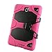 Galaxy Tab A 9.7 Case KIQ TM Full-body Shock Proof Hybrid Heavy Duty Armor Protective Case for Samsung Galaxy Tab A 9.7 [SM-T550] with Kickstand and Screen Protector (Rugged Hot Pink)