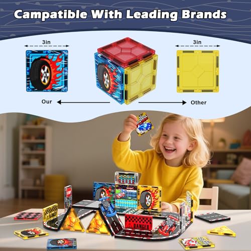 Magneverse 34 Piece Car Building Set