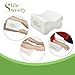 Sweetylife Knee Pillow for Back Pain Sciatica Relief Memory Foam Leg Pillow for Side Sleepers Sleeping With Breathable Zippered Cover