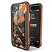X-Doria iPhone 7 Case, Defense Shield Series - Military Grade Drop Tested, Anodized Aluminum, TPU, and Polycarbonate Protective Case for Apple iPhone 7, [Orange Camo]