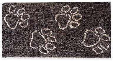 Muddy Buddy Paws 24-Inch x 48-Inch Doormat in Brown