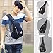 tuowan Small Sling Bag Crossbody Backpack Over the Shoulder Bag for Men Women Travel Outdoors, Lightweight Sling Chest Pack (Large, Grey)
