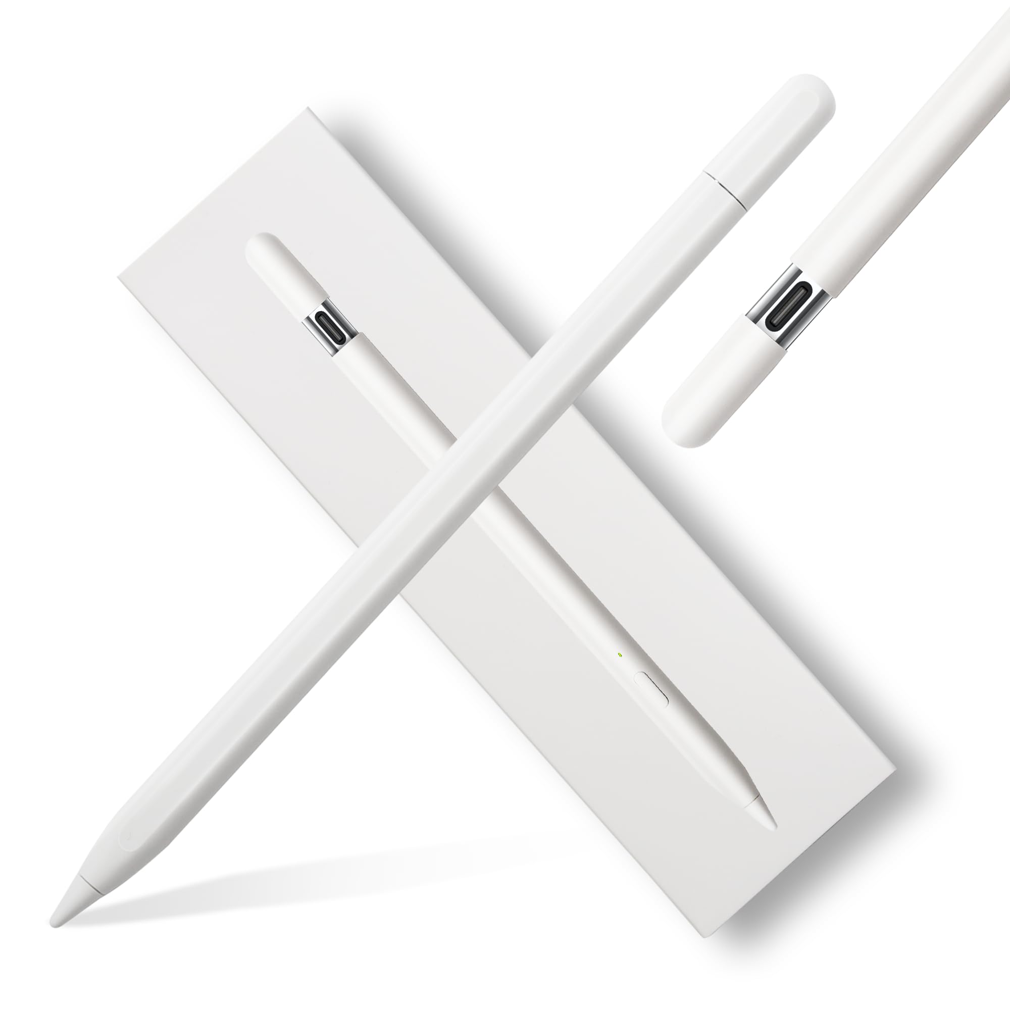 Photo 1 of Stylus Pen 3th Gen, ???????Charges Via USB-C&Magnetic Wireless Charging, Tilt Sensitivity, Compatible with iPad Air 3/4/5, iPad mini 5/6, iPad 6/7/8/9/10, iPad Pro 11", iPad Pro 12.9"