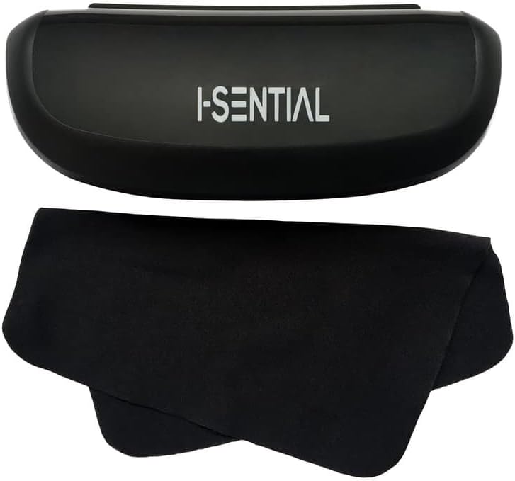 I-Sential Bifocal Reading Sunglasses Sun Readers Tinted Glasses Retro Black Frame Mens Womens Classic With Case +2.50 - Image 4