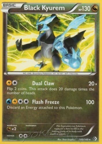 Pokemon Black Kyurem 100149 Bw Boundaries Crossed