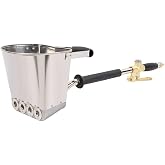 Beduan 4 Jet Pneumatic Cement Stucco Sprayer Gun Plaster Mortar Automatic Air Panting Tool for Wall 1pcs