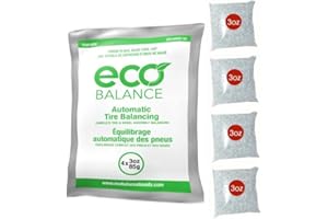 ECO Balance 03-EB4 Centrifugal Force Tire/Wheel Balancing Beads - Off-Road Vehicles, Light Duty Truck Tires, (4) 3oz Balance 