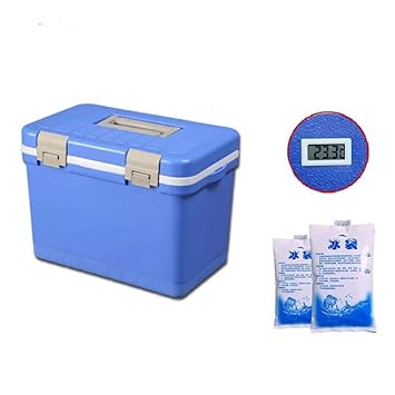 Azul Al Aire Libre Portátil 12 Quart Caja del Refrigerador del ...
