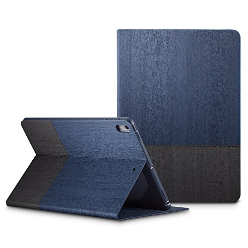 ESR iPad Pro 10.5 Case, Urban Series Premium Folio Case, Book Cover Design, Multi-Angle Viewing Stand, Smart Cover Auto Sleep/Wake Function for Apple iPad 10.5-inch 2017(Knight Blue) ESR iPad Pro 10.5 Case, Urban Series Premium Folio Case, Book Cover Design, Multi-Angle Viewing Stand, Smart Cover Auto Sleep/Wake Function for Apple iPad 10.5-inch 2017(Knight Blue)
