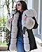 Roiii Women's Winter Thicken Faux Fur Hooded Plus Size Parka Jacket Coat Size S-3XL