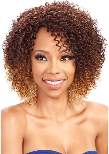 Model Model Synthetic Lace Front Deep Invisible L Part Wig - Cherry Meadow-1B