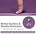 Ewedoos Eco Friendly Yoga Mat TPE Non Slip Yoga Mat with Upgraded Textured Surface for Extra Grip, Non Slip Workout Mat for All Type of Yoga, Pilates and Fitness, Carrying Strap Included (Purple/Pink)thumb 3