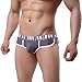 NEARTIME Men's Underwear, Thin Boxers Light Men Shorts Briefs Musical Note Type (M, Gray)