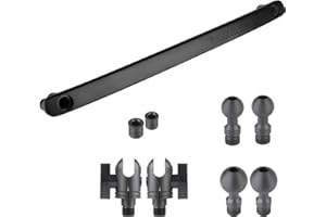 Bulletpoint Mounting Solutions Metal Grab Bar Insert Replacement with 2 Mounting Points Compatible with 2011-2018 Jeep Wrangler JK (Black)