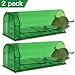 Yeeteching Humane Smart Mouse Trap(2-pack) Live Catch and Release of Mice, Safe Around Children & Pets, Improved Design with Added Ventilation