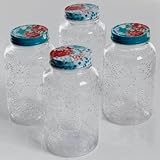 The Pioneer Woman Betsy Mason Storage Jars 32 oz. - Set of 4
