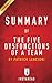 Summary of The Five Dysfunctions of a Team: A Leadership Fable by Patrick Lencioni
