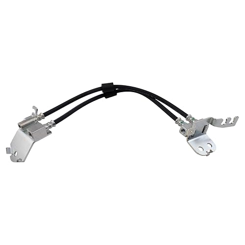 TRQ Rear Center Brake Hose Compatible with 2015-2020 Ford Transit-150 Transit-250 Transit-350 Transit-350 HD