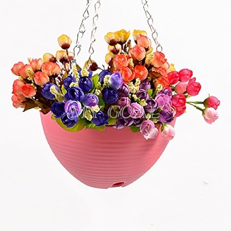 Antier Plastic Hanging Flower Pot Chain, Multicolour
