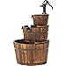 Kotulas 3-Tier Wooden Water Fountain with Pump