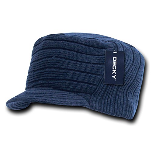 DECKY Flat Top Jeep Cap, Navy