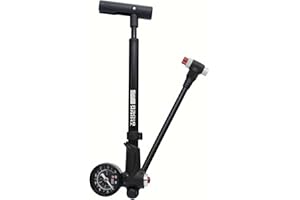 ThinkRider Shock Pump for Mountain Bike, High Pressure 350 Psi for Front Fork and Rear Bicycle Suspension Air Pump with Gauge