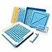 TUATUA Second Generation Empty Capsule Plates Holder with Spreader, 100 Holes 0# Vitamins Coffee Powder Manual Filling Capsules Tool