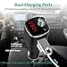 Stoon Bluetooth FM Transmitter, Wireless Car Radio Adapter with Dual USB Car Charger Ports 5V/2.4A, Hands-Free Calling, Bluetooth Receiver with LED Display for iPhone iPad iPod Samsung Android