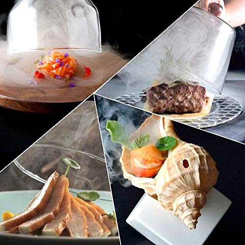 TMKEFFC Smoker Gun Smoke Infuser Food Smoker Meat Salmon Sausage Meat Smoker Hand-held Portable +Smoking Wood Chips for Smoking Food on BBQ